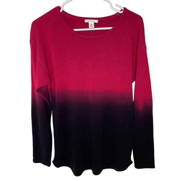 Westbound Pink Ombre Sweater Size medium - Picture 1 of 3